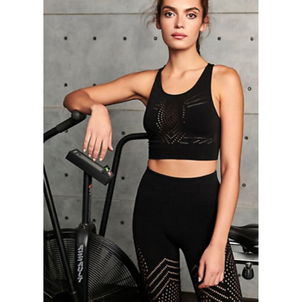NWOT Free People Movement Ecology Bra in Black
